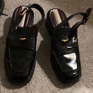Franco Sarto sling back Loafers size 9.5